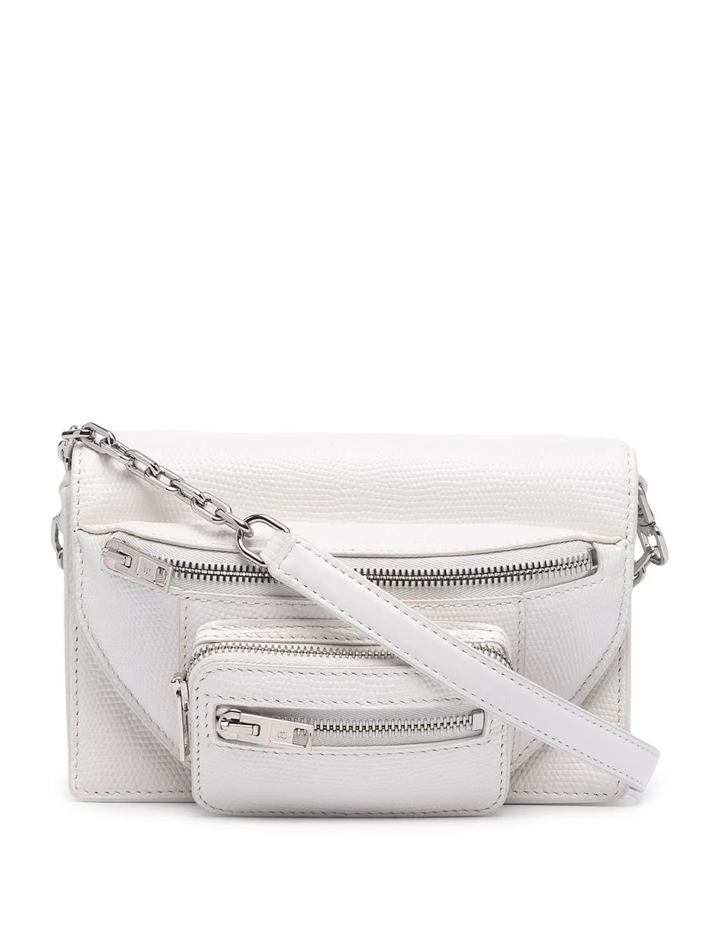 ATTICA SMALL XBODY WHITELIZARD EMBOSS LEATHER