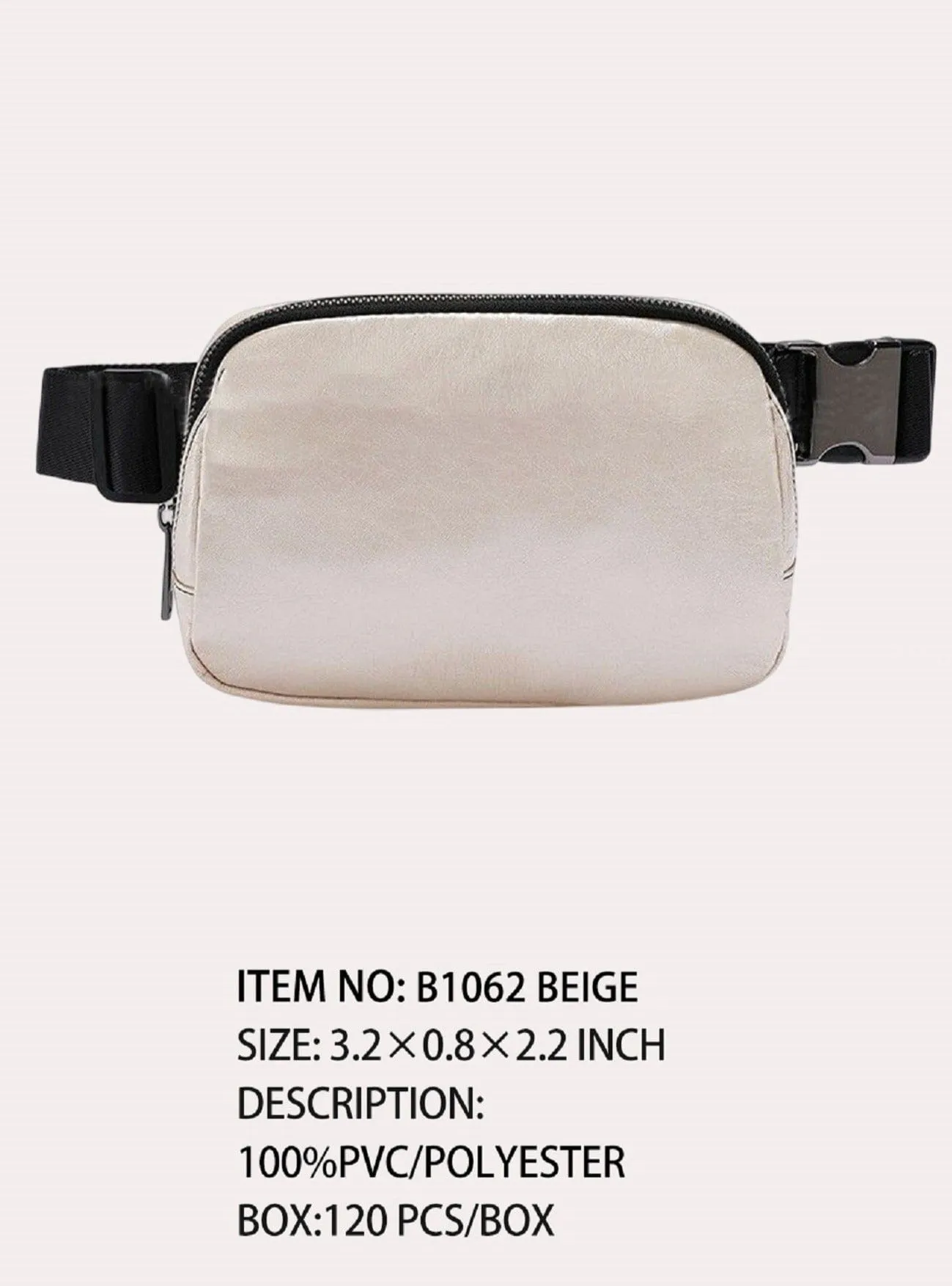 B1062 Liv Patent Leather Fanny Pack