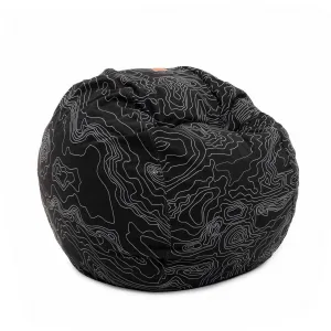 Bean Bag - Full - Black Topo