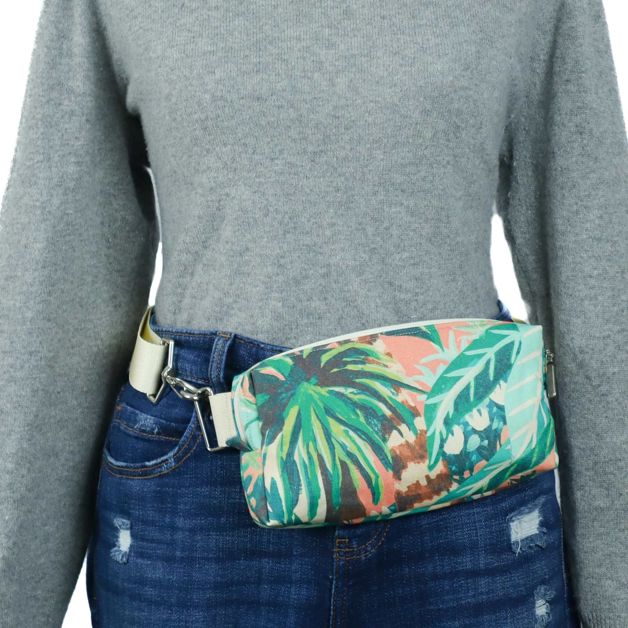 Belt Bag Sewing Kit - Supplies, Printed Pattern and Video Tutorial - Belize