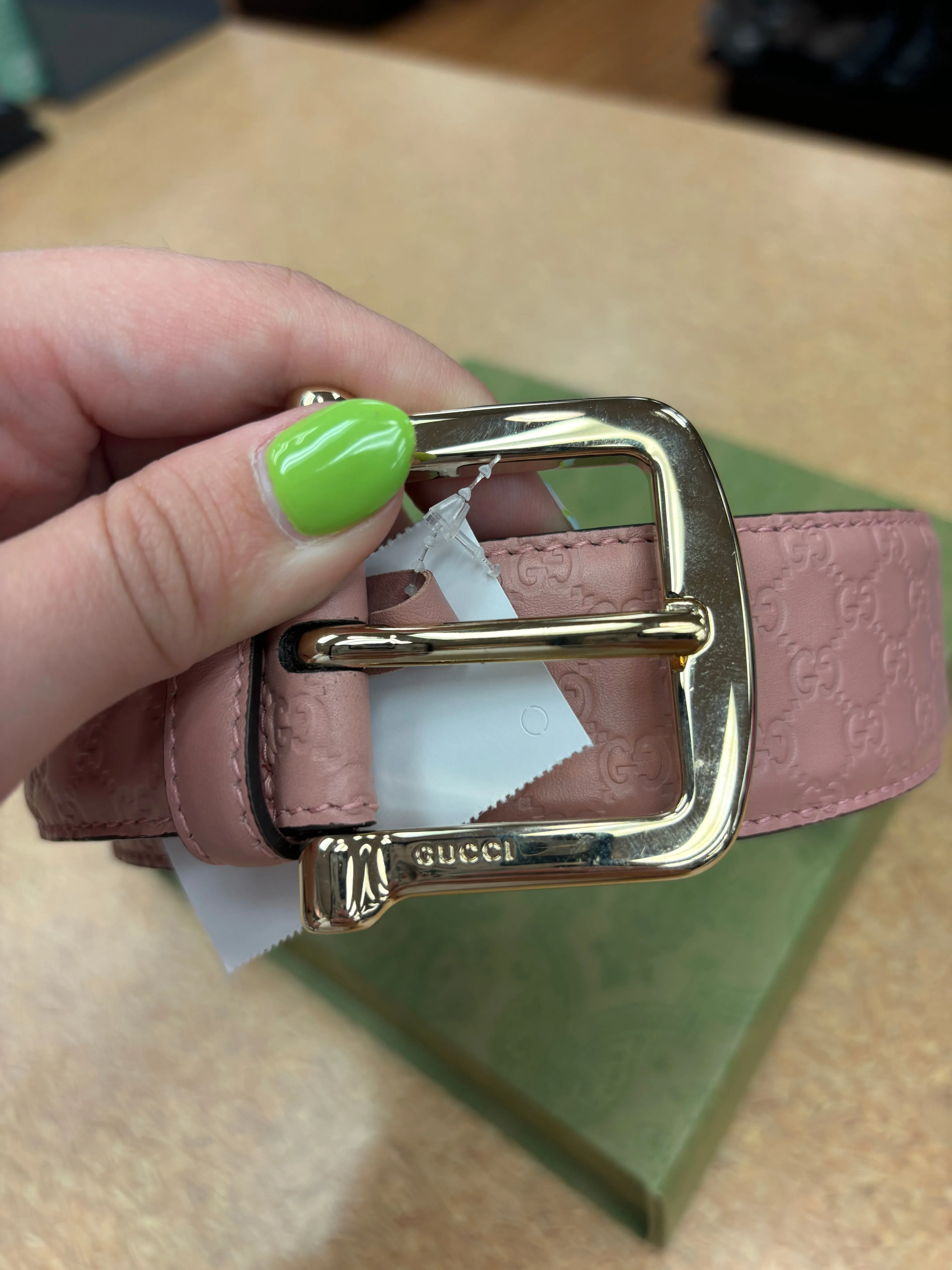 BELT LUXURY DESIGNER GUCCI in PINK