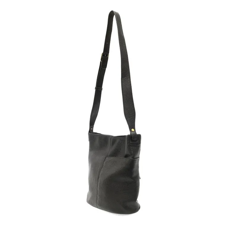 Bindi Front Slip Pocket Bucket Crosbody Bag