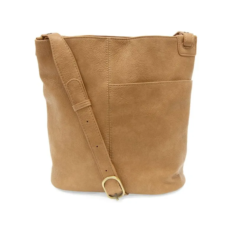 Bindi Front Slip Pocket Bucket Crosbody Bag