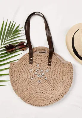 Brown Thread Crochet Bag