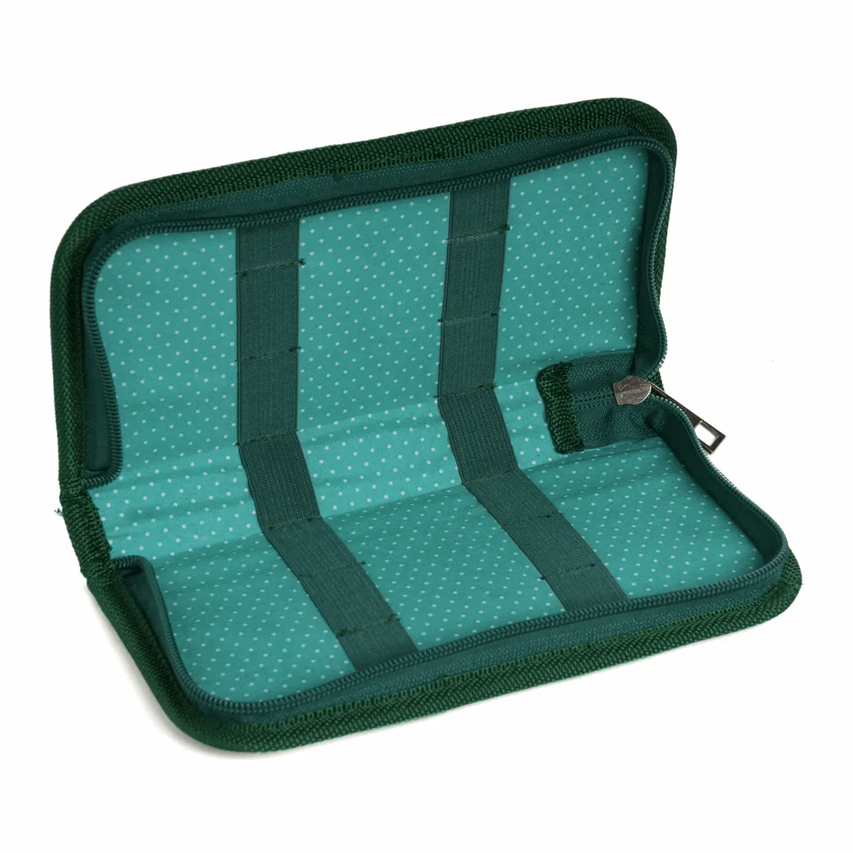 Crochet Hook Case - Teal Garden