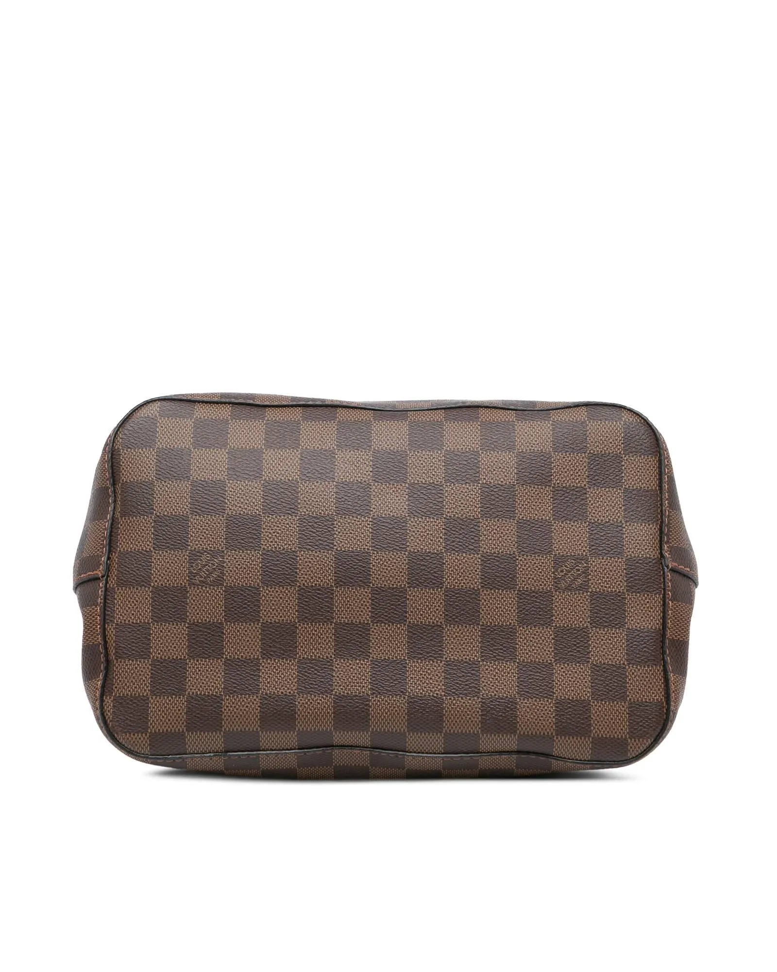 Damier Ebene Canvas Neonoe with Detachable Leather Strap and Interior Zip Pocket