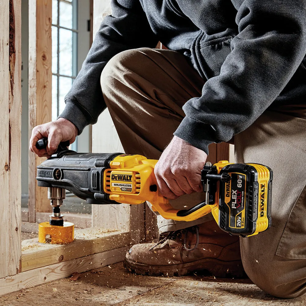 DeWALT DCD470B 60V FLEXVOLT In-Line Stud and Joist Drill - Bare Tool