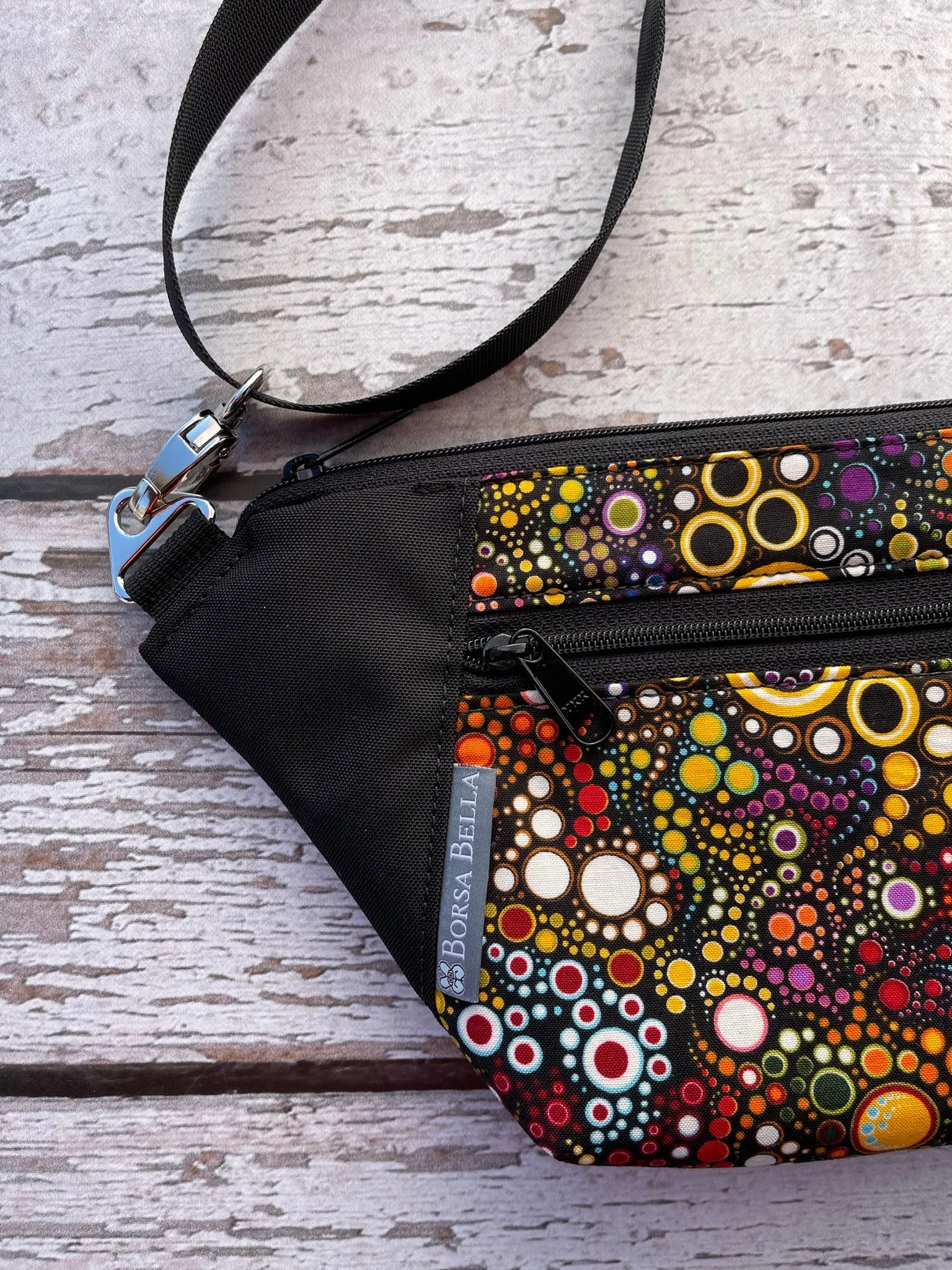 Fanny Pack or Crossbody Bag - Happy Fabric