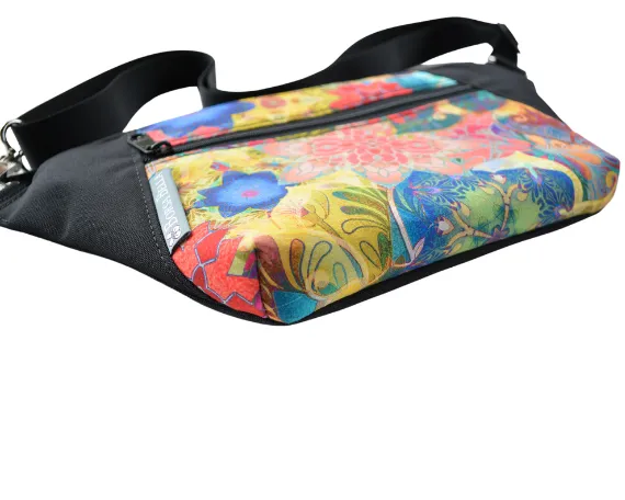 Fanny Pack or Crossbody Bag - Mushrooms Fabric