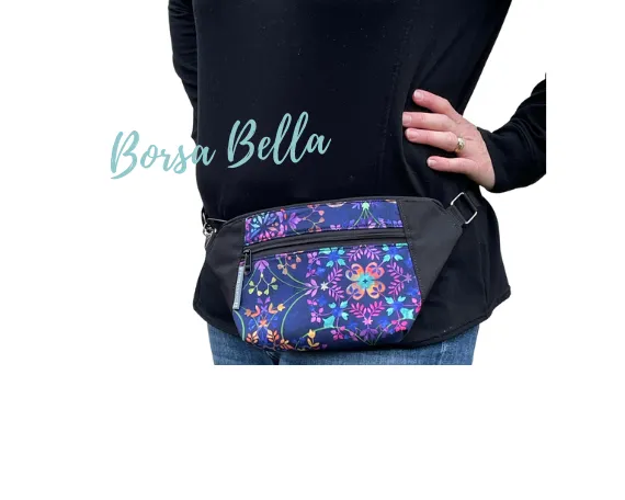 Fanny Pack or Crossbody Bag - Mushrooms Fabric