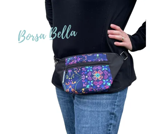 Fanny Pack or Crossbody Bag - Mushrooms Fabric