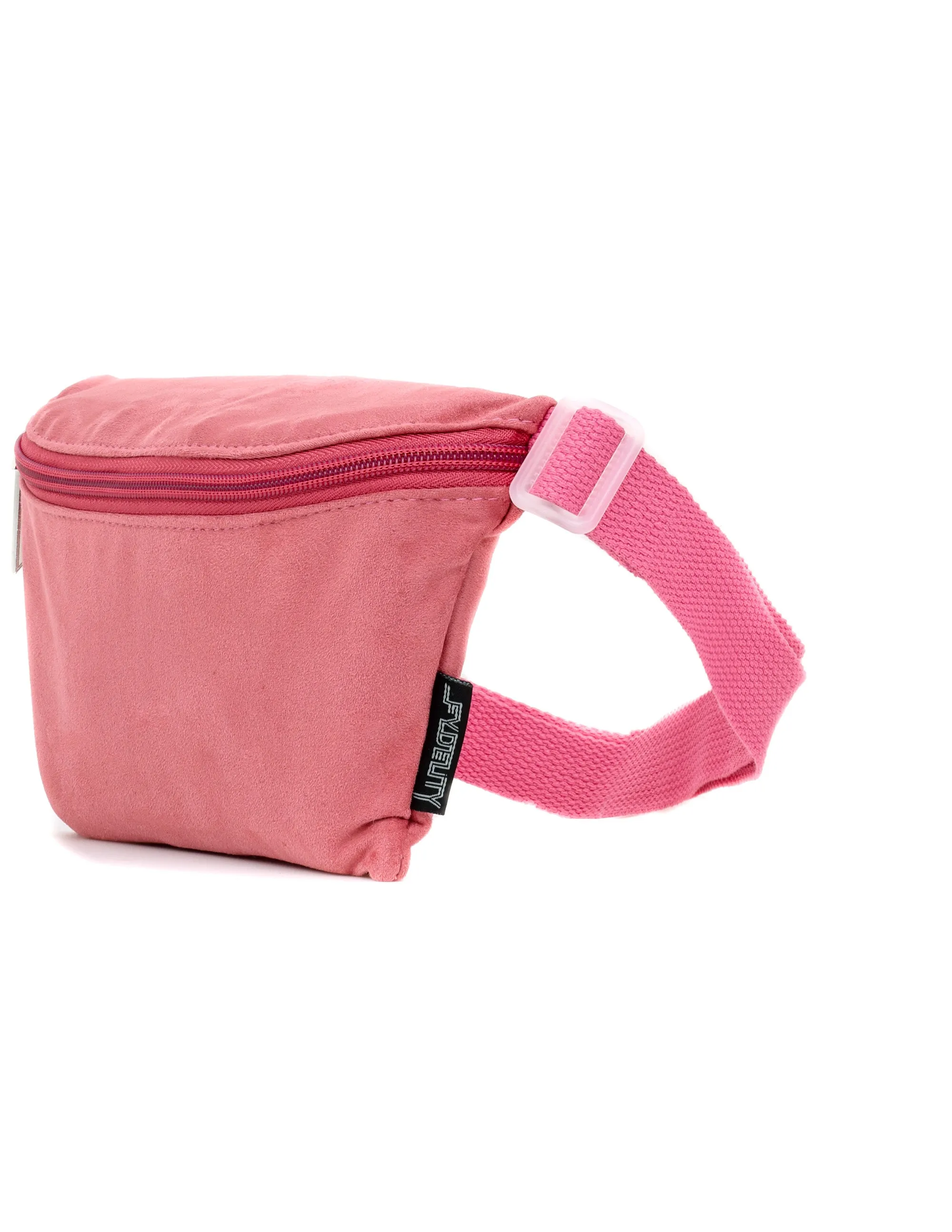 Fanny Pack | Slim | Faux Suede Rose