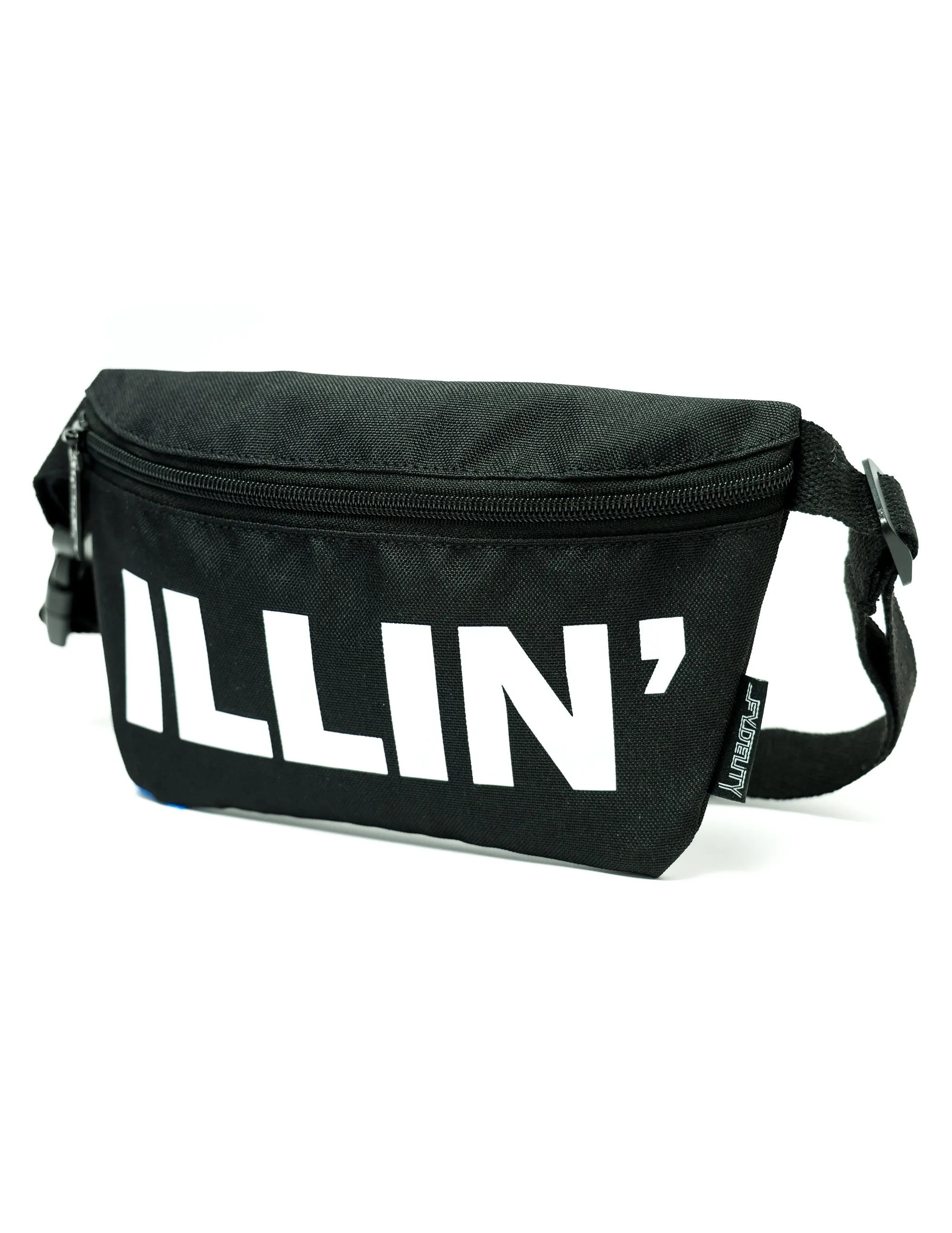 Fanny Pack | Slim |WERDS ILLIN' |Black & White