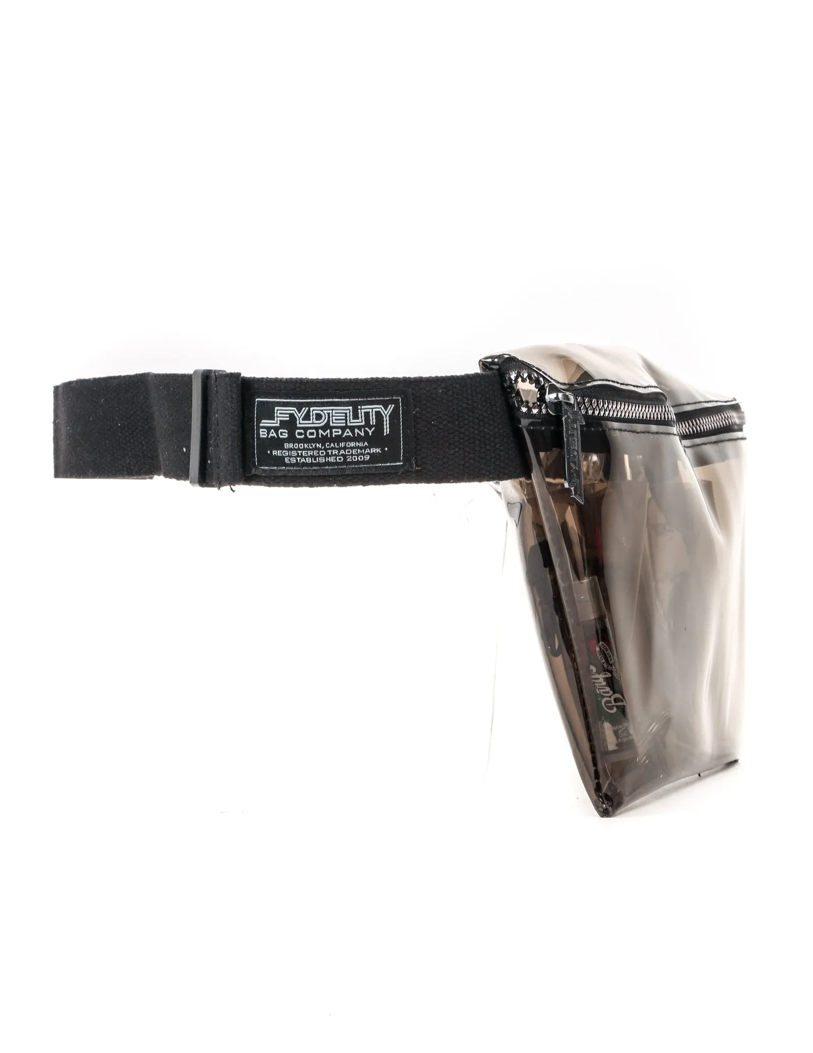 Fanny Pack | XL Plus-Size |TRANSPARENT CRYSTAL Smoke