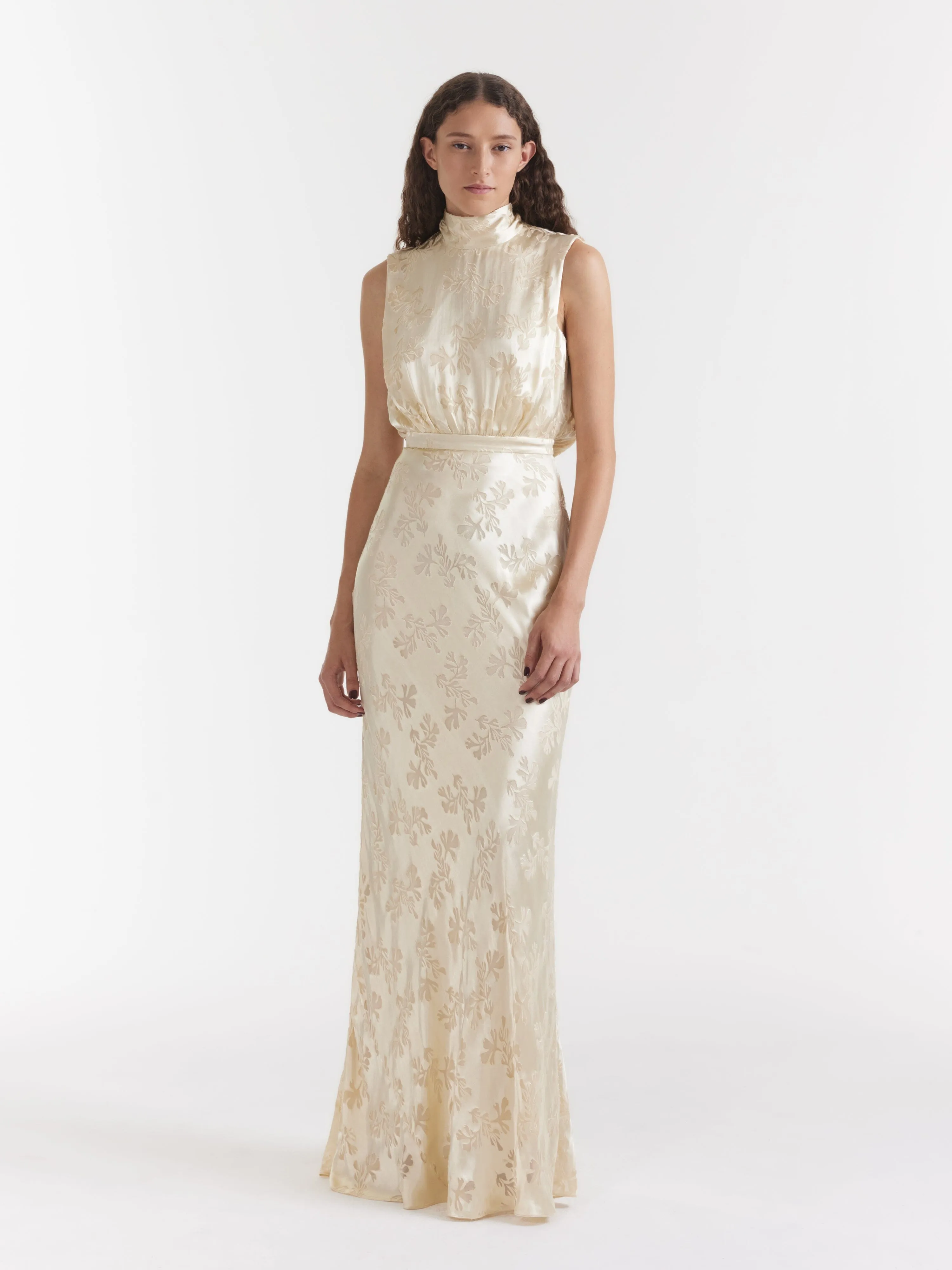 Fleur Dress in Champagne