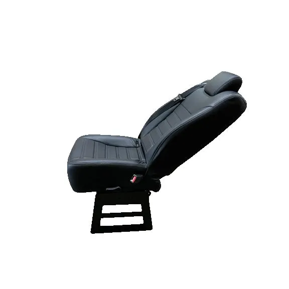 Leather Passenger Side Reclining Commuter Seat