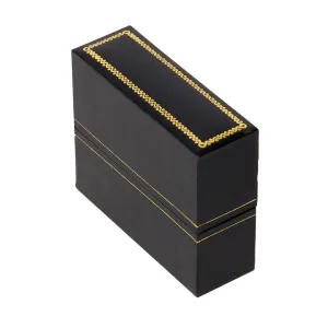 Leatherette Slim Bangle Box Black