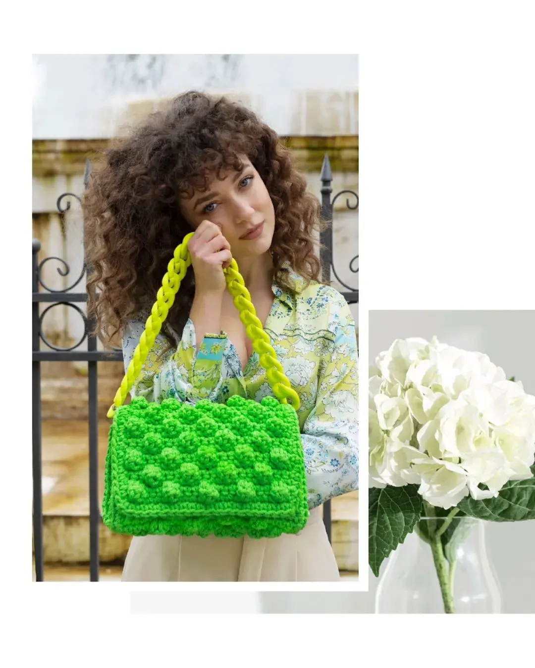 Lulu K Bubbles Bag - Green