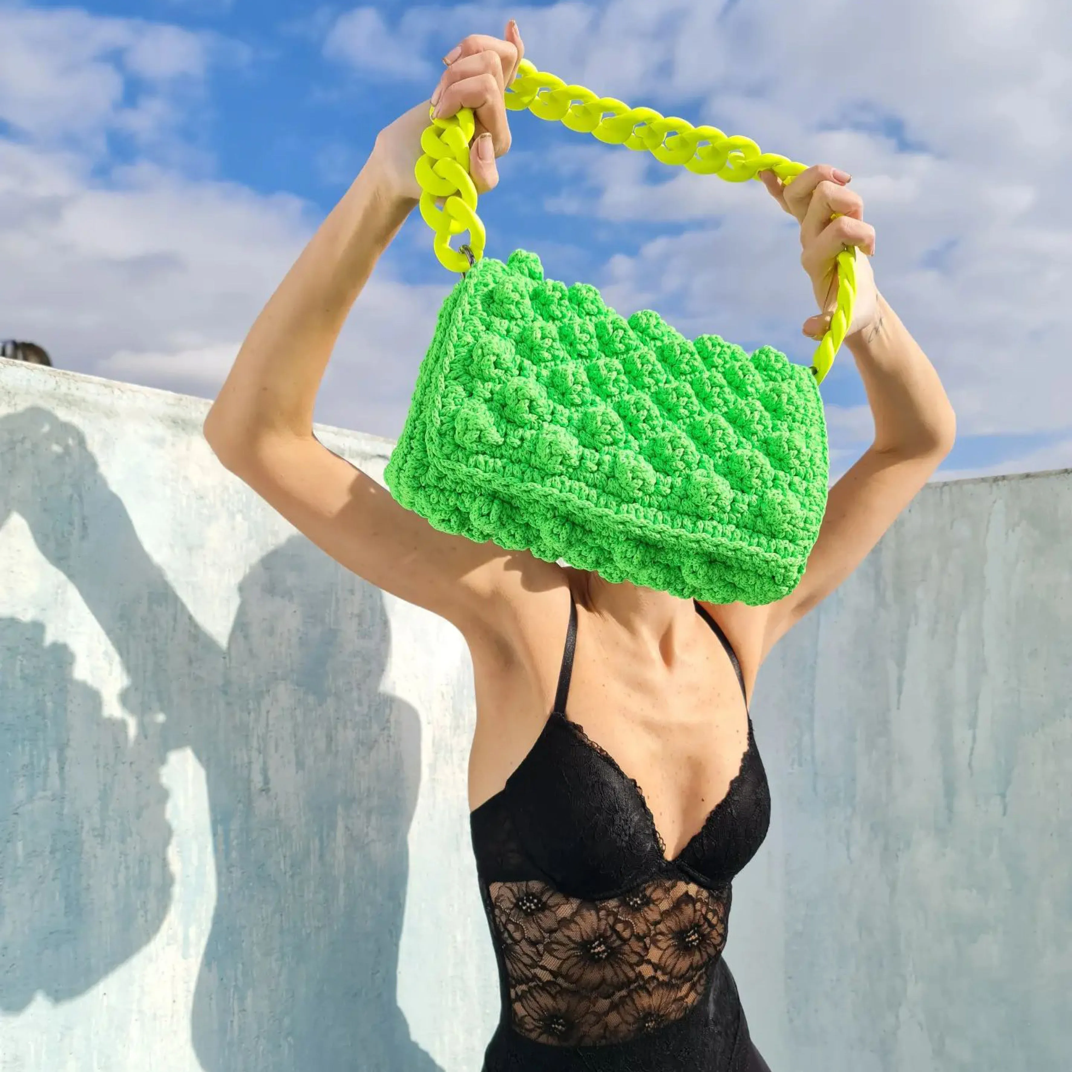 Lulu K Bubbles Bag - Green