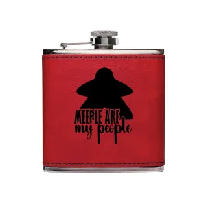 Meeple are my People Flask