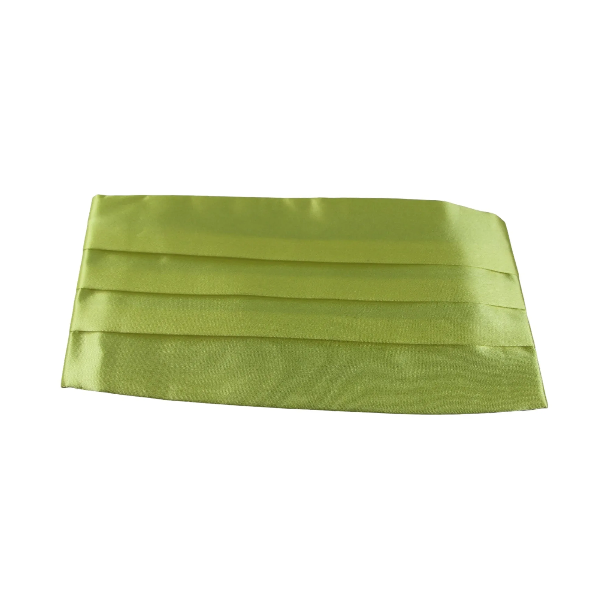 Mens Lime Adjustable Cummerbund