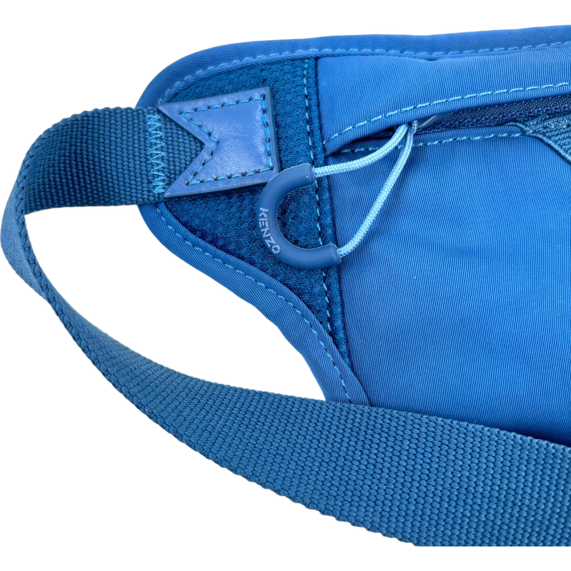 Men's Logo Print Belt Bag Blue