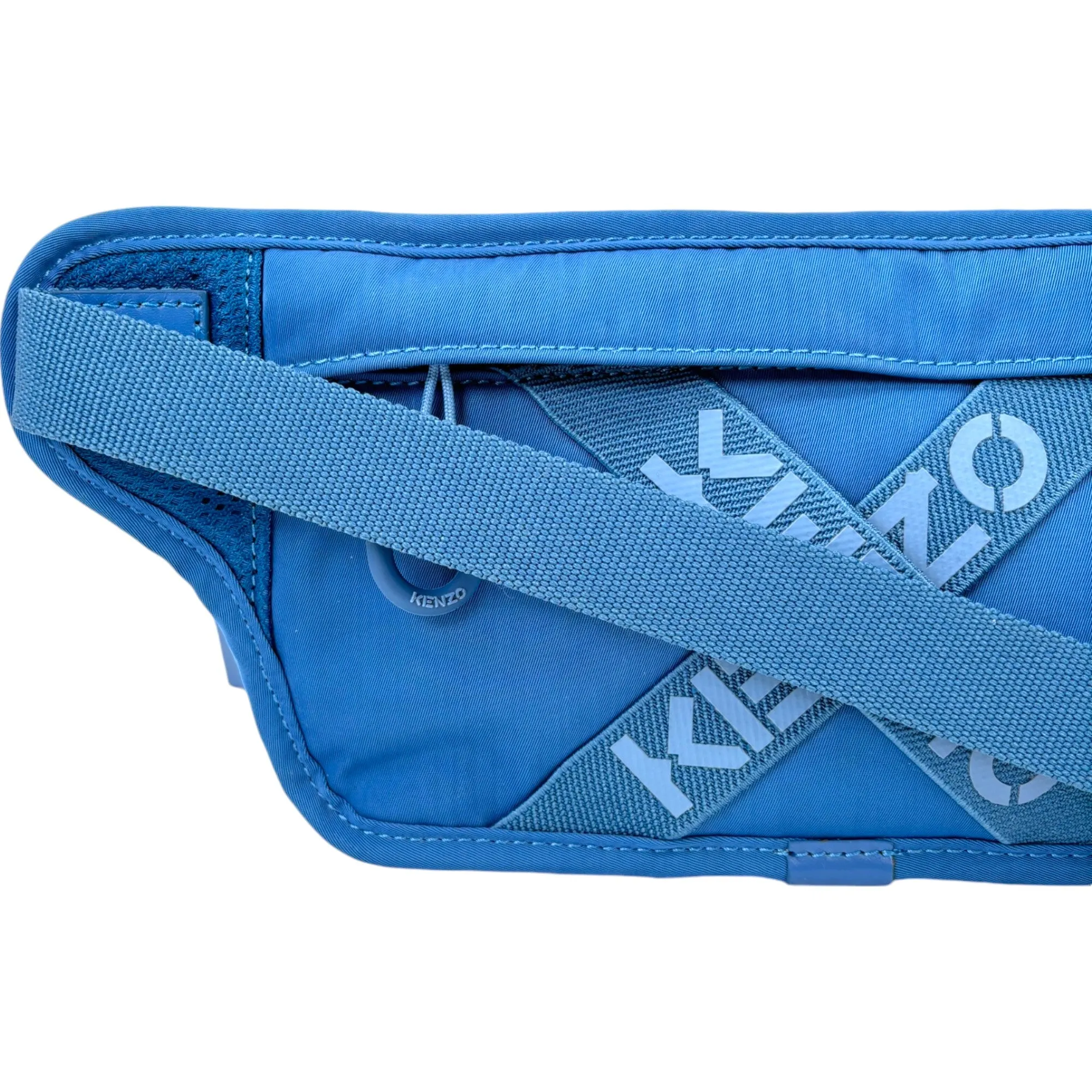 Men's Logo Print Belt Bag Blue