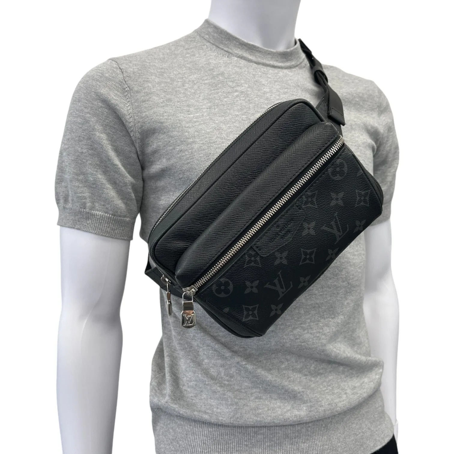 Men's Monogram Eclipse Outdoor Belt Bag Black