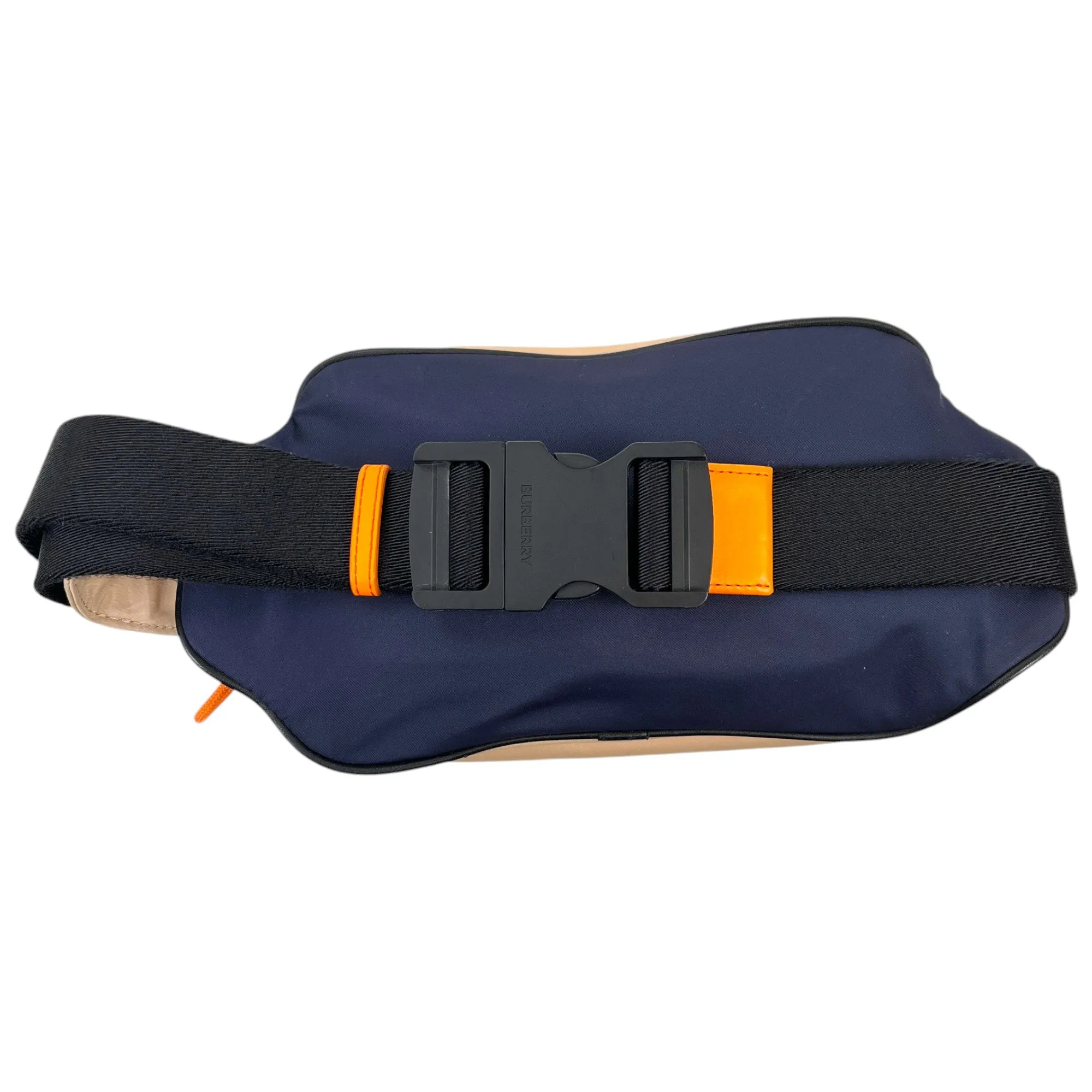 Men's Nylon Logo Belt Bag Navy