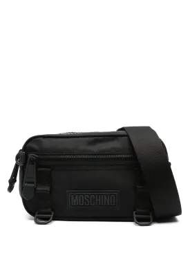 MOSCHINO LOGO-PATCH BELT BAG