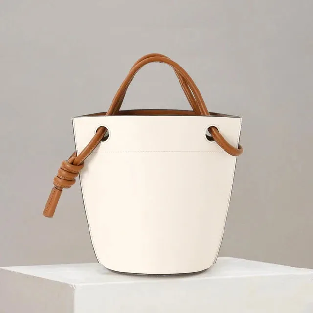 Pre Order:  Simple Drawstring PU Bucket Bag