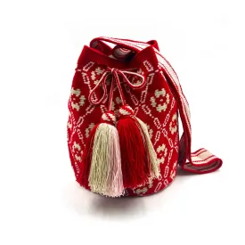 Red Crossbody Mochila