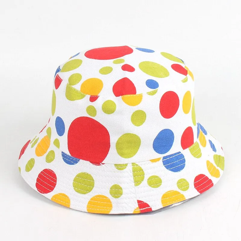 Summer Panama Bucket Hat Hip Hop Bucket Cap Women Men Fashion Reversible Bob chapeau Femme Floral Fisherman Hat