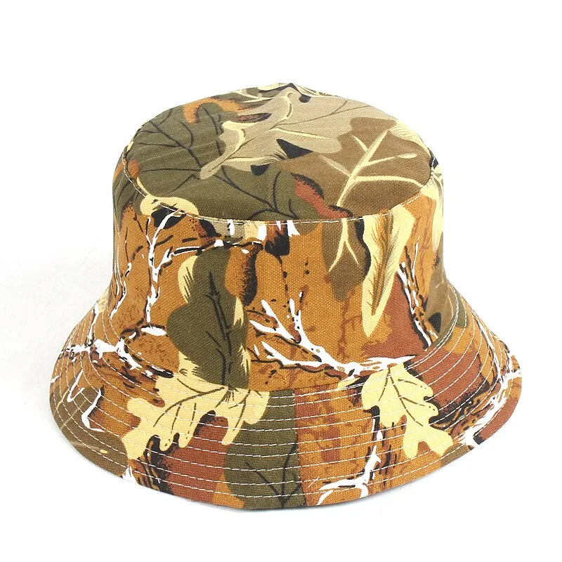 Summer Panama Bucket Hat Hip Hop Bucket Cap Women Men Fashion Reversible Bob chapeau Femme Floral Fisherman Hat