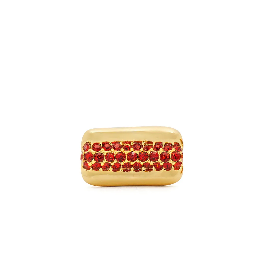 What a Snack Pave Hot Dog Stud Earrings