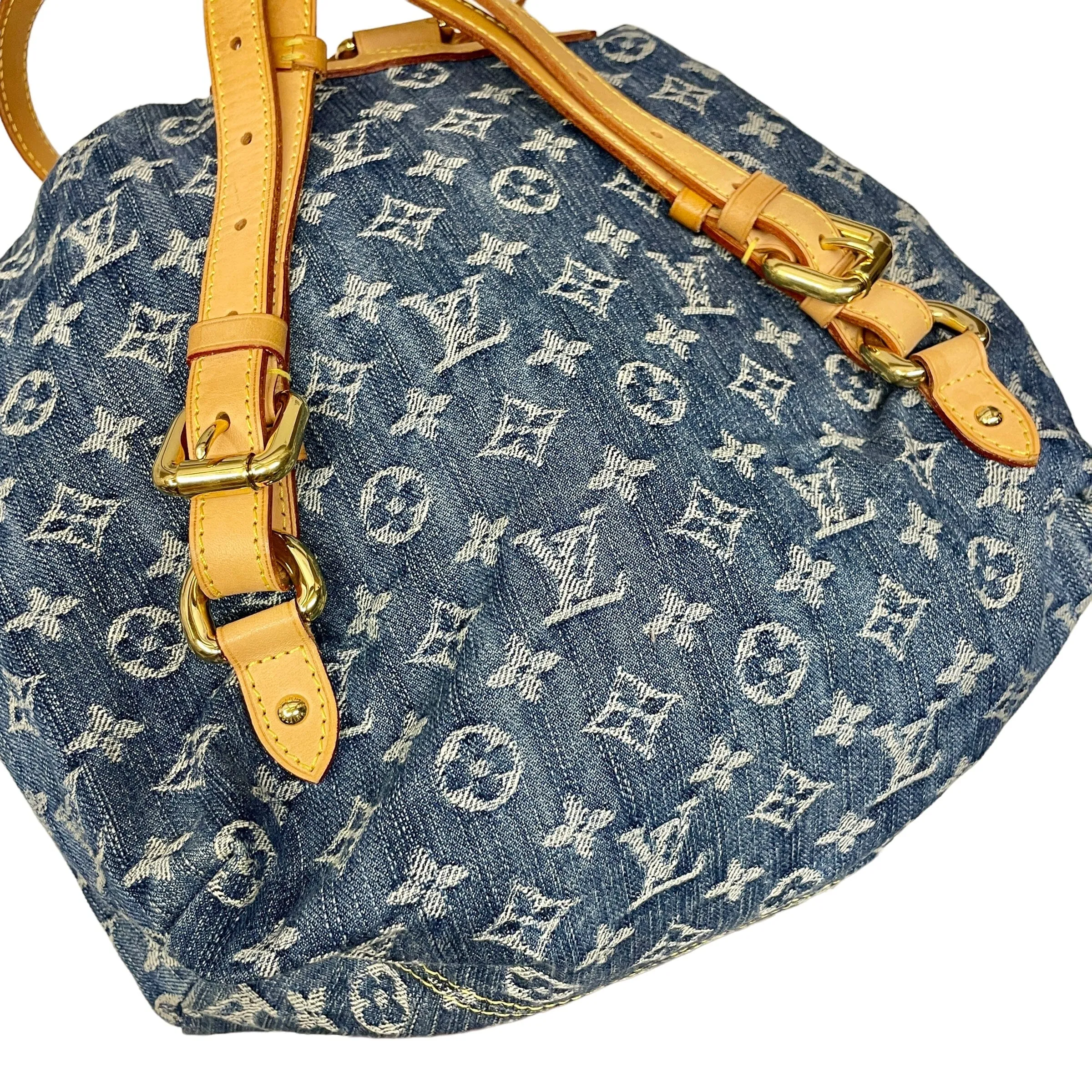 Y2K Louis Vuitton Denim Logo Monogram Vintage "Sac a Dos" Backpack